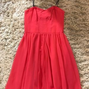 Guess Pink Strapless Dress (6)